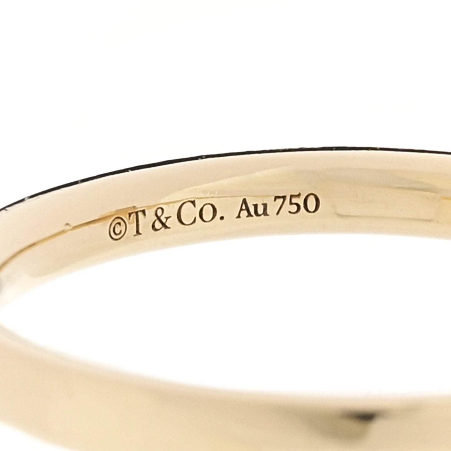18K Yellow Gold T T1 Ring 61 9.5