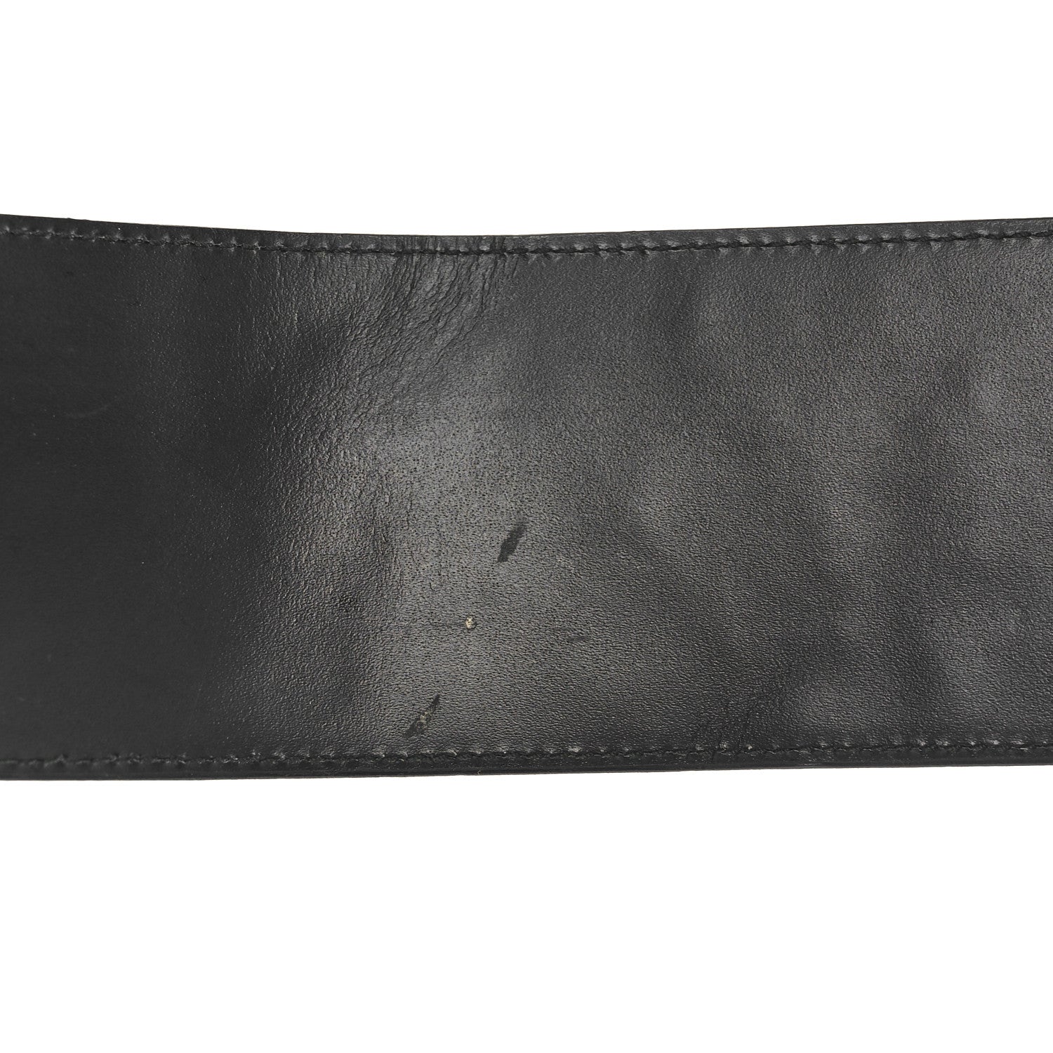 Gucci Ostrich Crystal Belt 75 30 Black 4 of 6