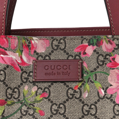 Gucci Soft GG Supreme Monogram Blooms Vertical Tote Beige Multicolor Dry Rose 10 of 13