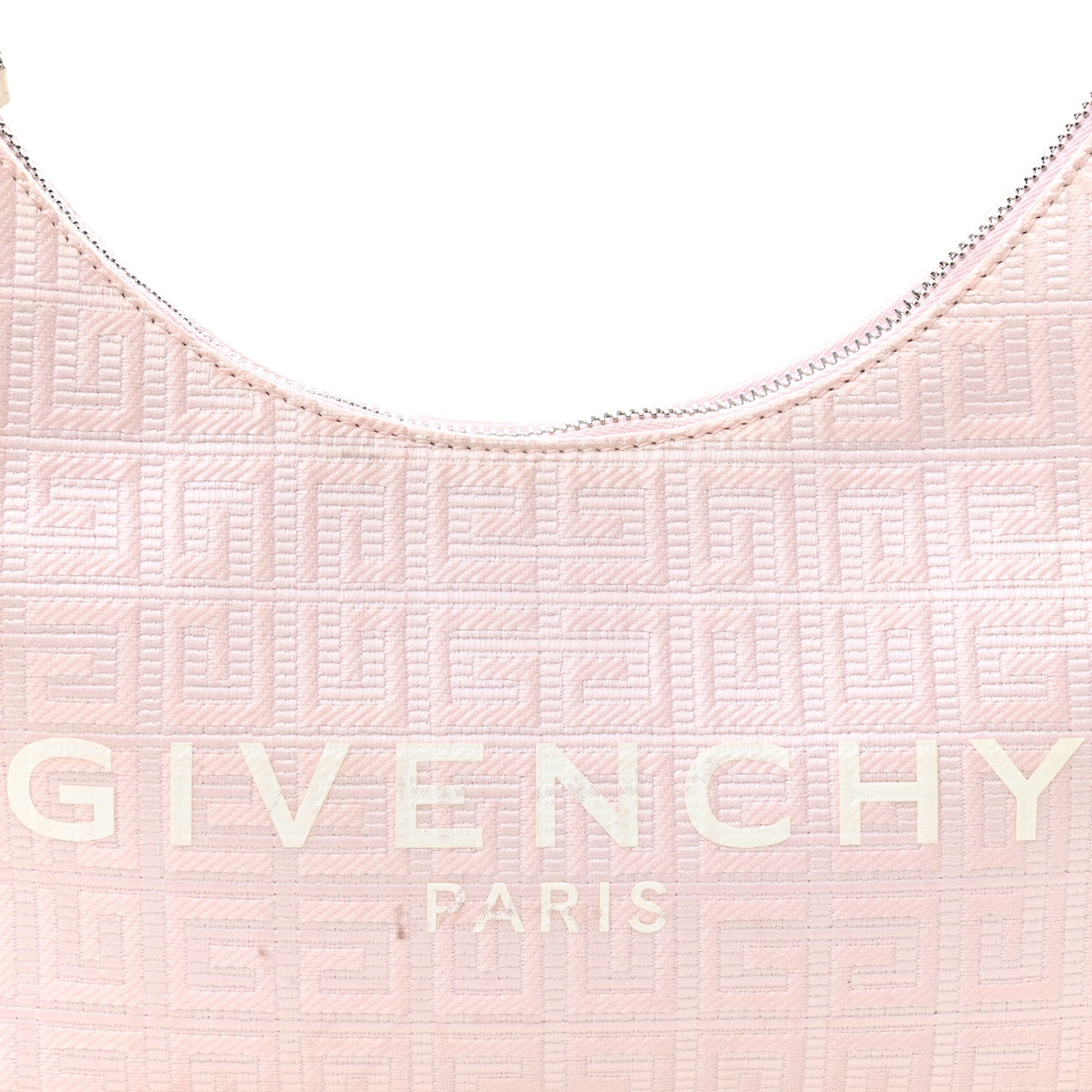 Givenchy Coated Canvas Logo 4G Embossed Small Moon Cut Out