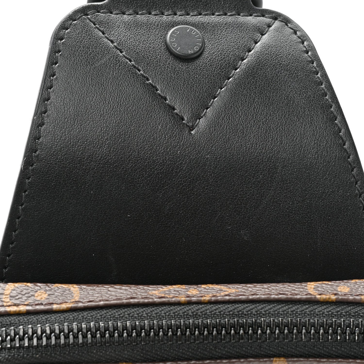 Louis Vuitton Monogram Macassar Avenue Sling Bag 9 of 11