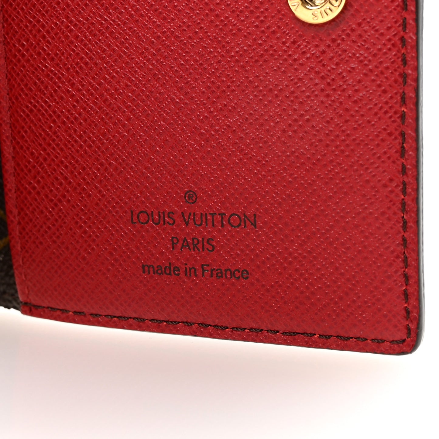 Monogram Compact Marie Wallet Rouge