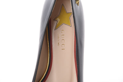 Gucci Calfskin Web Ballerina Flat 37 Black 6 of 7