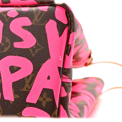 Louis Vuitton Monogram Graffiti Neverfull GM Fuchsia 17 of 20