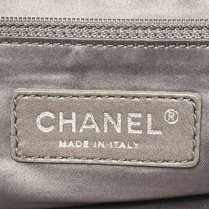 Chanel Lambskin Quilted Mademoiselle Accordion Tote Black 6 of 11