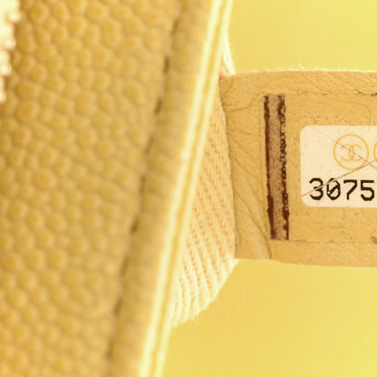 Chanel Caviar Quilted Small Business Affinity Flap Yellow 7 of 10