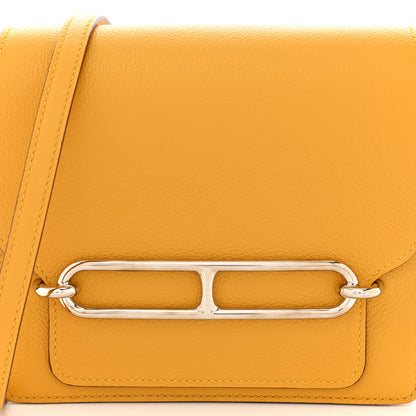 Hermes Evercolor Mini Sac Roulis Jaune Ambre 8 of 11