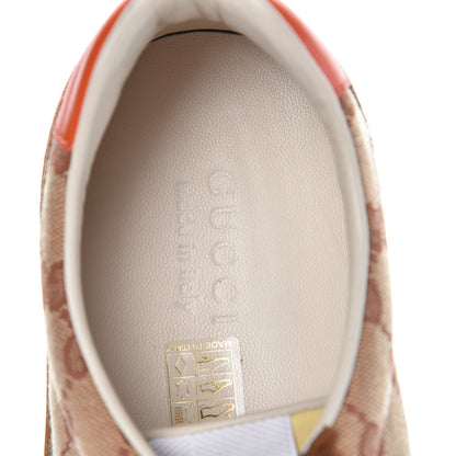 Gucci GG Monogram Suede Web Mens G74 Sneakers 11.5 Beige Ruggine Cuir 8 of 9
