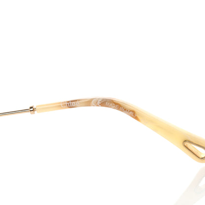 Chloe Poppy Cutout Square Sunglasses CE133S Gold Pink 6 of 7