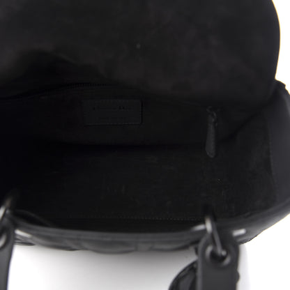 Christian Dior Ultra Matte Calfskin Cannage Medium Lady Dior Black 5 of 10