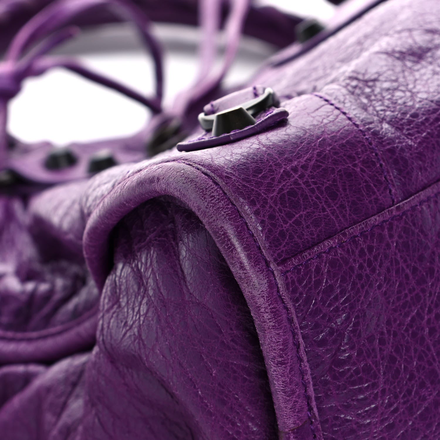 Balenciaga Agneau Classic Hardware City Dark Violet 5 of 14