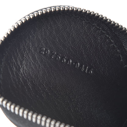 Gucci Crackled Calfskin Heart Coin Purse Navy 7 of 7