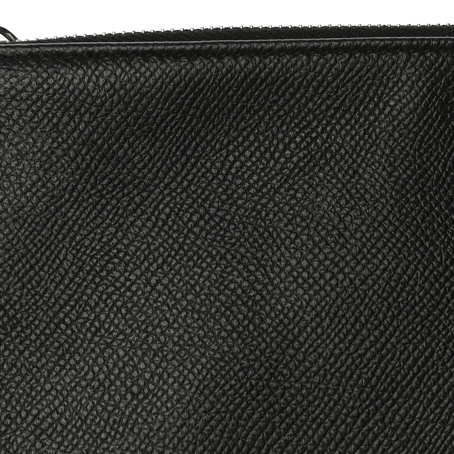 Balenciaga Calfskin Ville Logo Zip Pouch Black 9 of 9