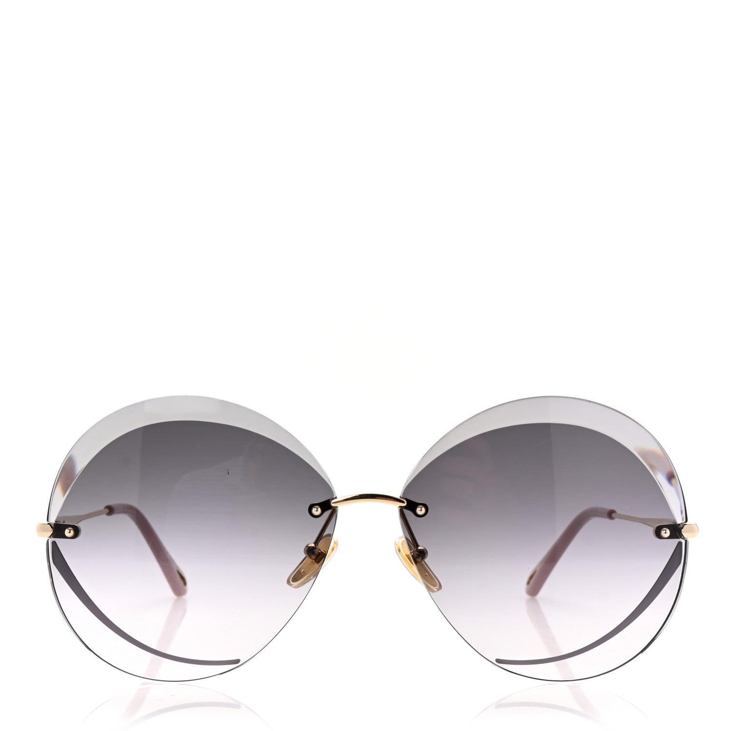Chloe Metal Round Sunglasses CH0063S Pink 2 of 8