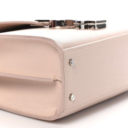 Saint Laurent Grain de Poudre Mini Classic Monogram Cassandra Top Handle Marble Pink 9 of 10