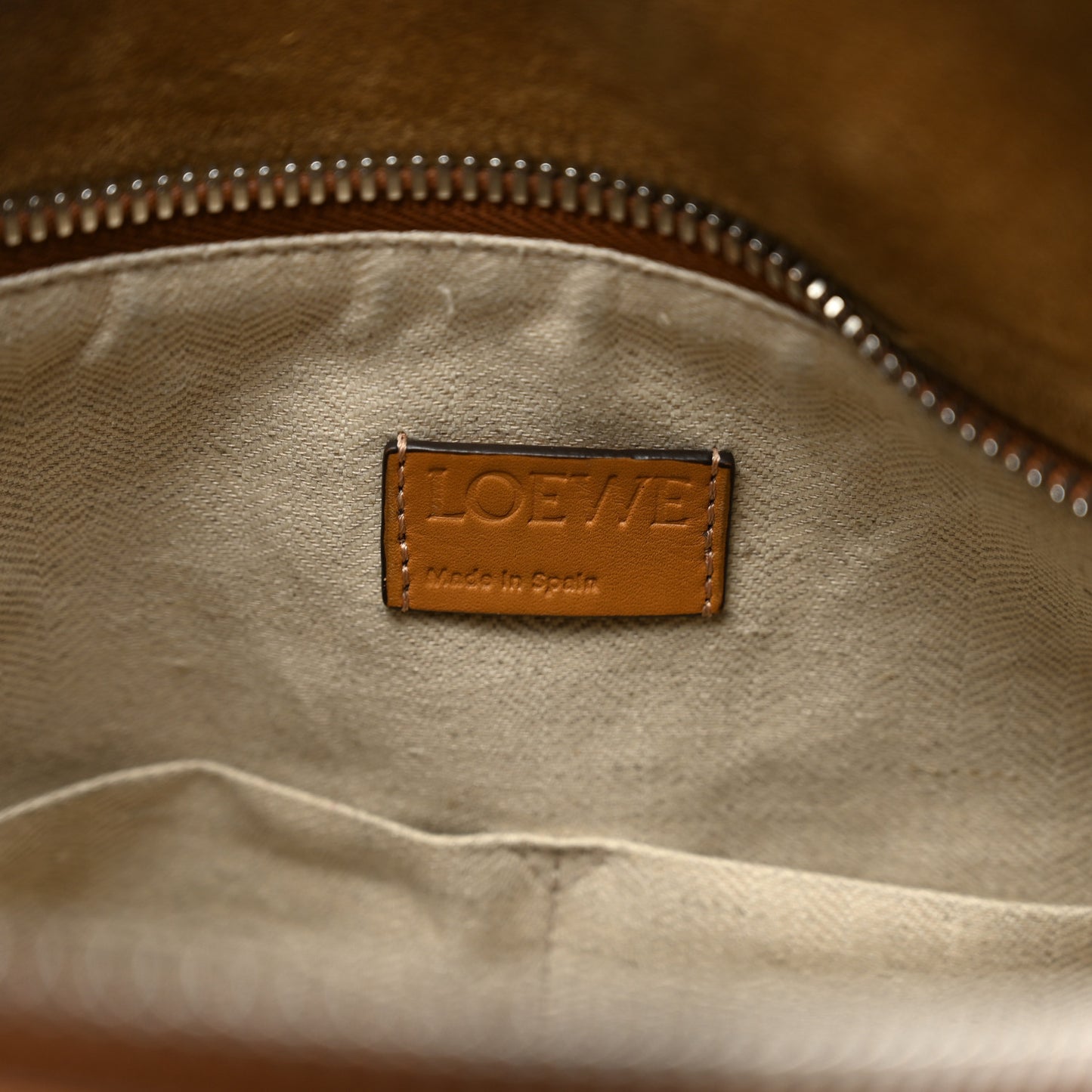 Calfskin Large Puzzle Bag Warm Desert