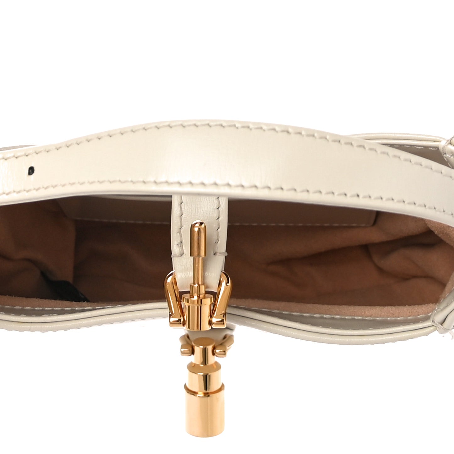 Boarded Dyana Lux Calfskin Mini Jackie 1961 Hobo Mystic White