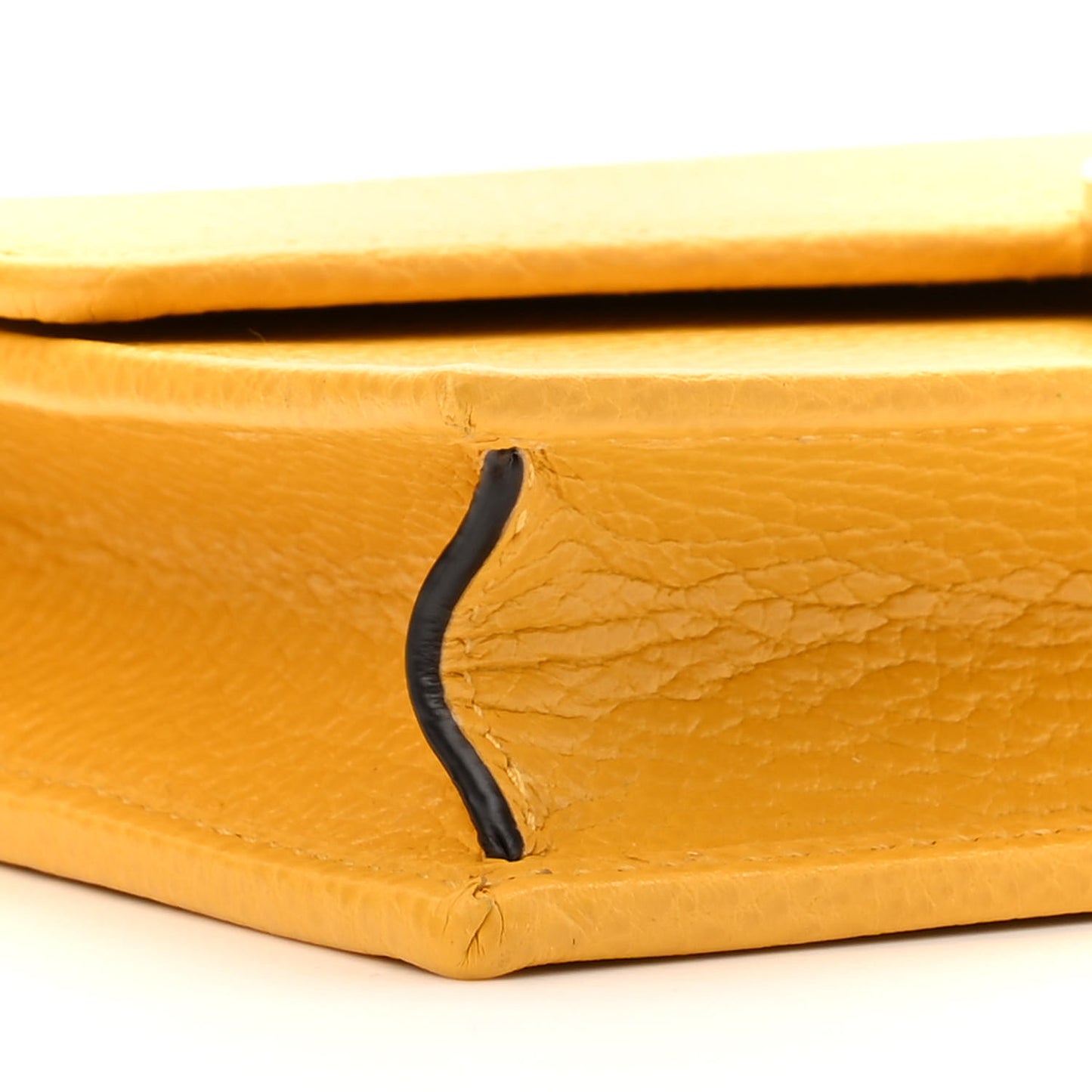 Dollar Calfskin Interlocking G Chain Wallet New Buttercup