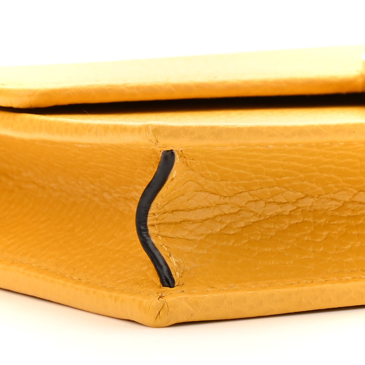 Gucci Dollar Calfskin Interlocking G Chain Wallet New Buttercup 9 of 11