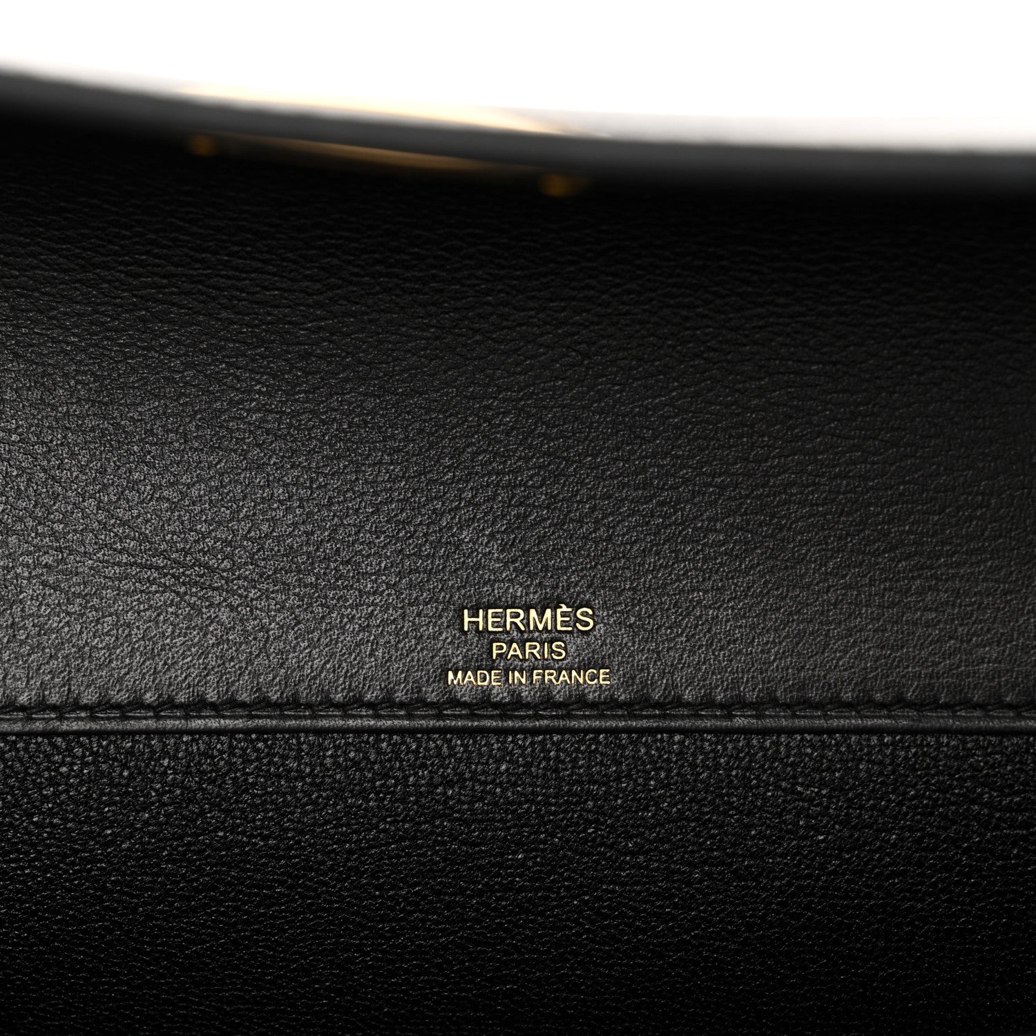 Hermes Evercolor Kelly Depeches 25 Pouch Black 6 of 11