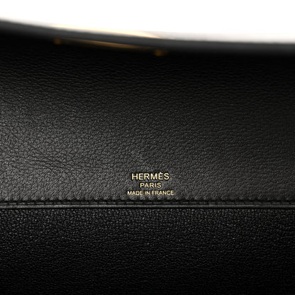Hermes Evercolor Kelly Depeches 25 Pouch Black 6 of 11