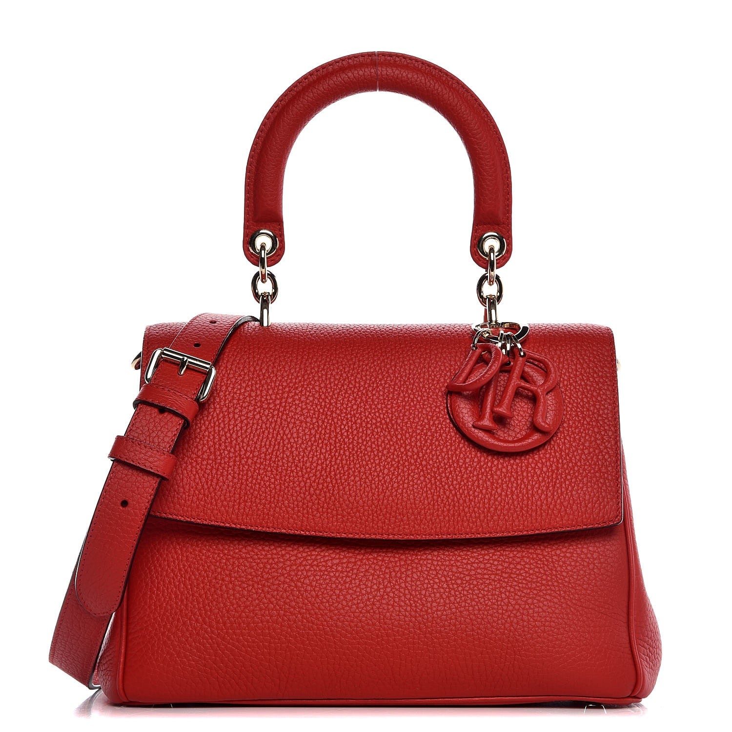 Christian Dior Bullcalf Small Be Dior Flap Red 1 of 7