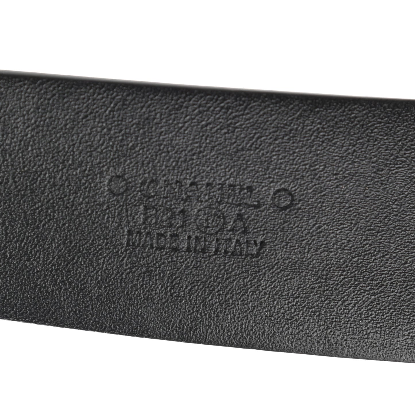 Calfskin Pearl Crystal CC Belt 75 30 Black