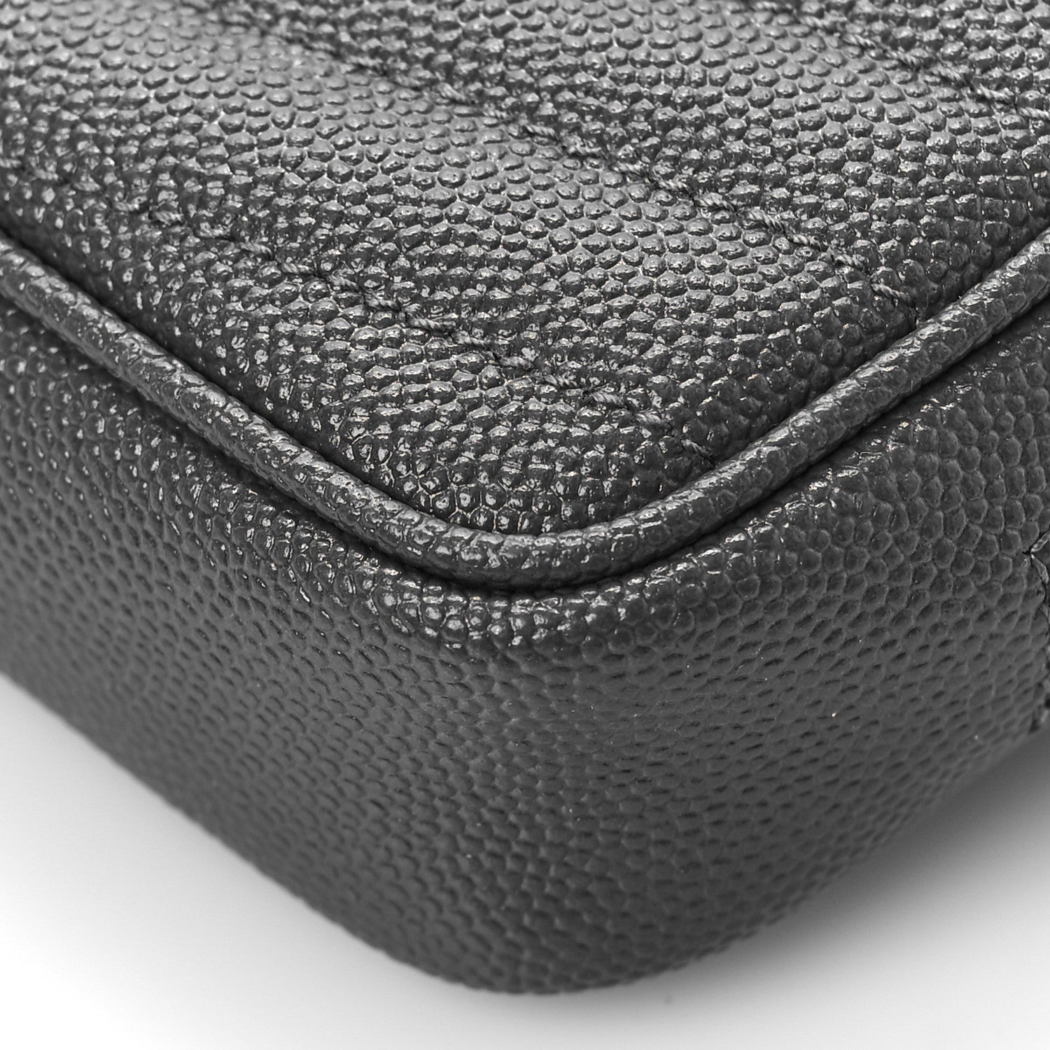 Saint Laurent Grain De Poudre Matelasse Monogram Baby Lou Camera Bag Dark Smog 8 of 8