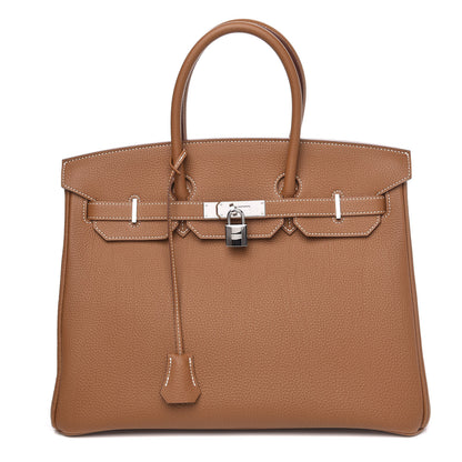 Hermes Togo Birkin 35 Gold 1 of 10