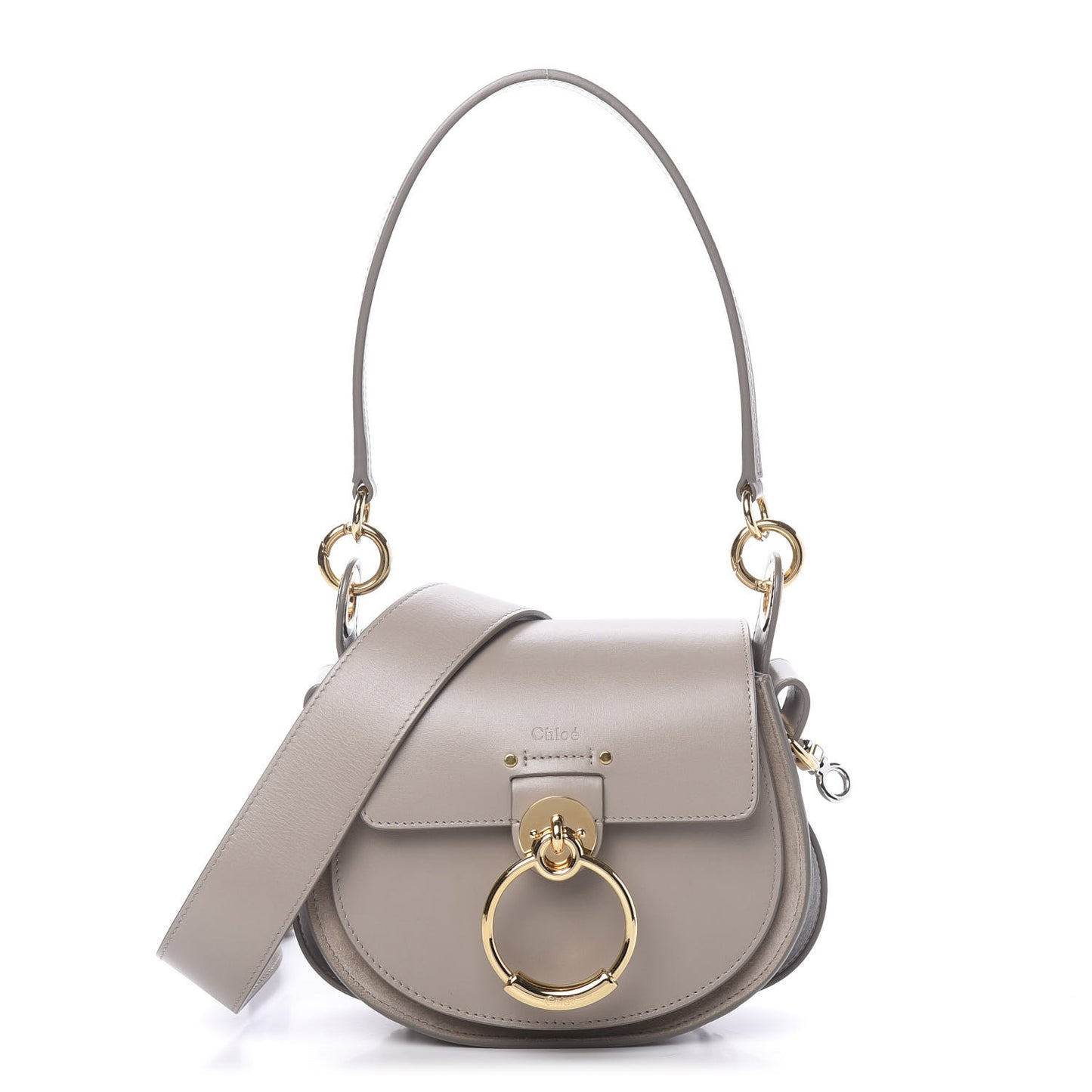 Calfskin Small Tess Bag Motty Grey