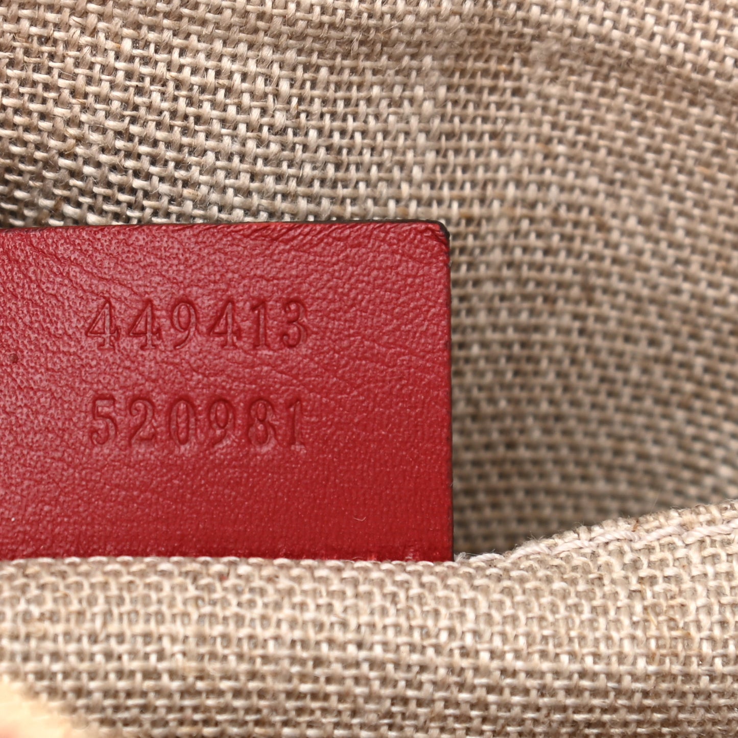 Microguccissima Mini Bree Messenger Bag Red