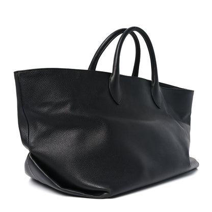 Khaite Smooth Calfskin Medium Amelia East West Tote Black 2 of 9