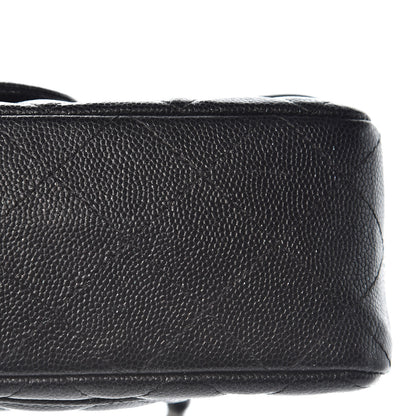 Chanel Metallic Caviar Quilted Mini Rectangular Flap Black 12 of 12