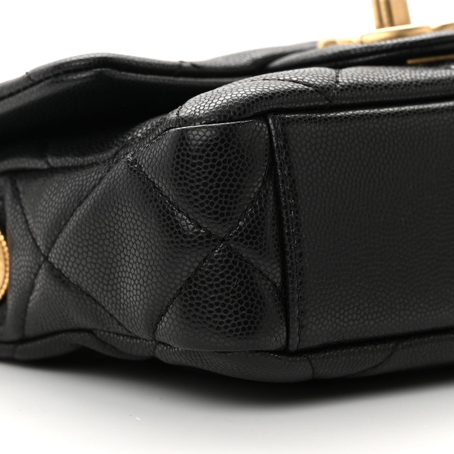 Chanel Caviar Quilted Mini Twist Your Buttons Flap Black 9 of 12