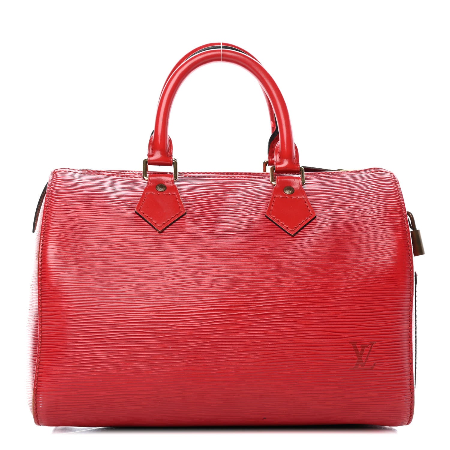 Louis Vuitton Epi Speedy 25 Castillan Red 1 of 9