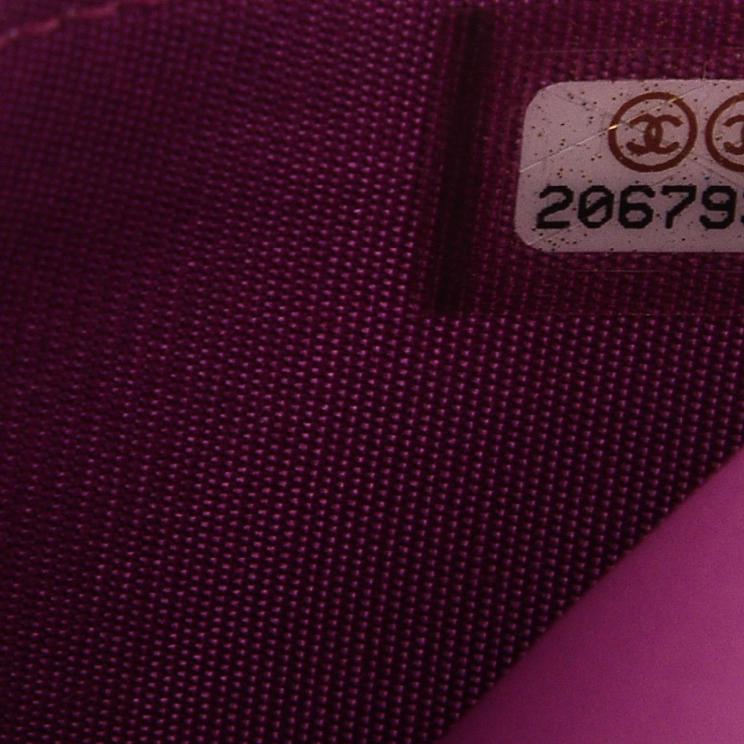 Chanel Lambskin Quilted Boy Wallet On Chain WOC Dark Pink 8 of 8