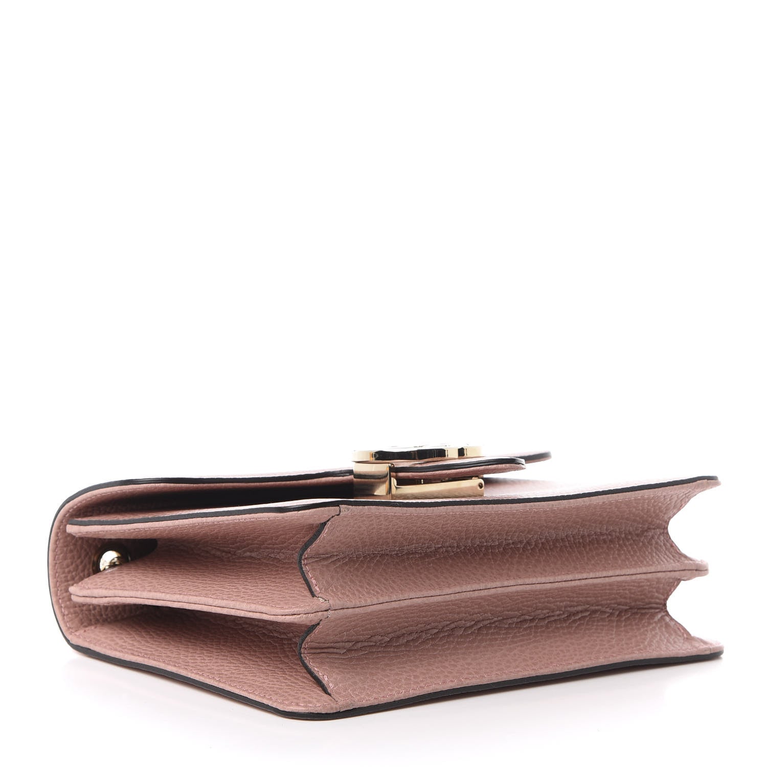 Gucci Dollar Calfskin Small Interlocking G Shoulder Bag Soft Pink 3 of 10
