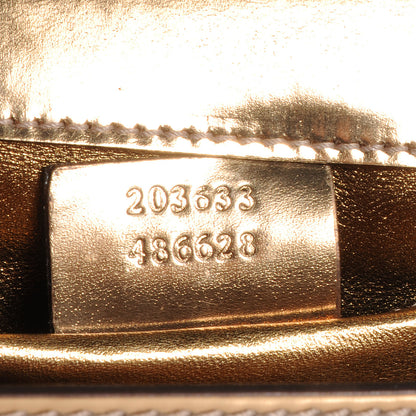 Gucci Leather Clutch Metallic Gold 9 of 9
