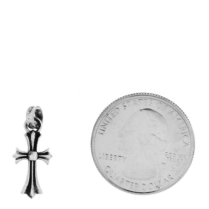 Chrome Hearts Sterling Silver Baby Fat Cross Pendant 2 of 4