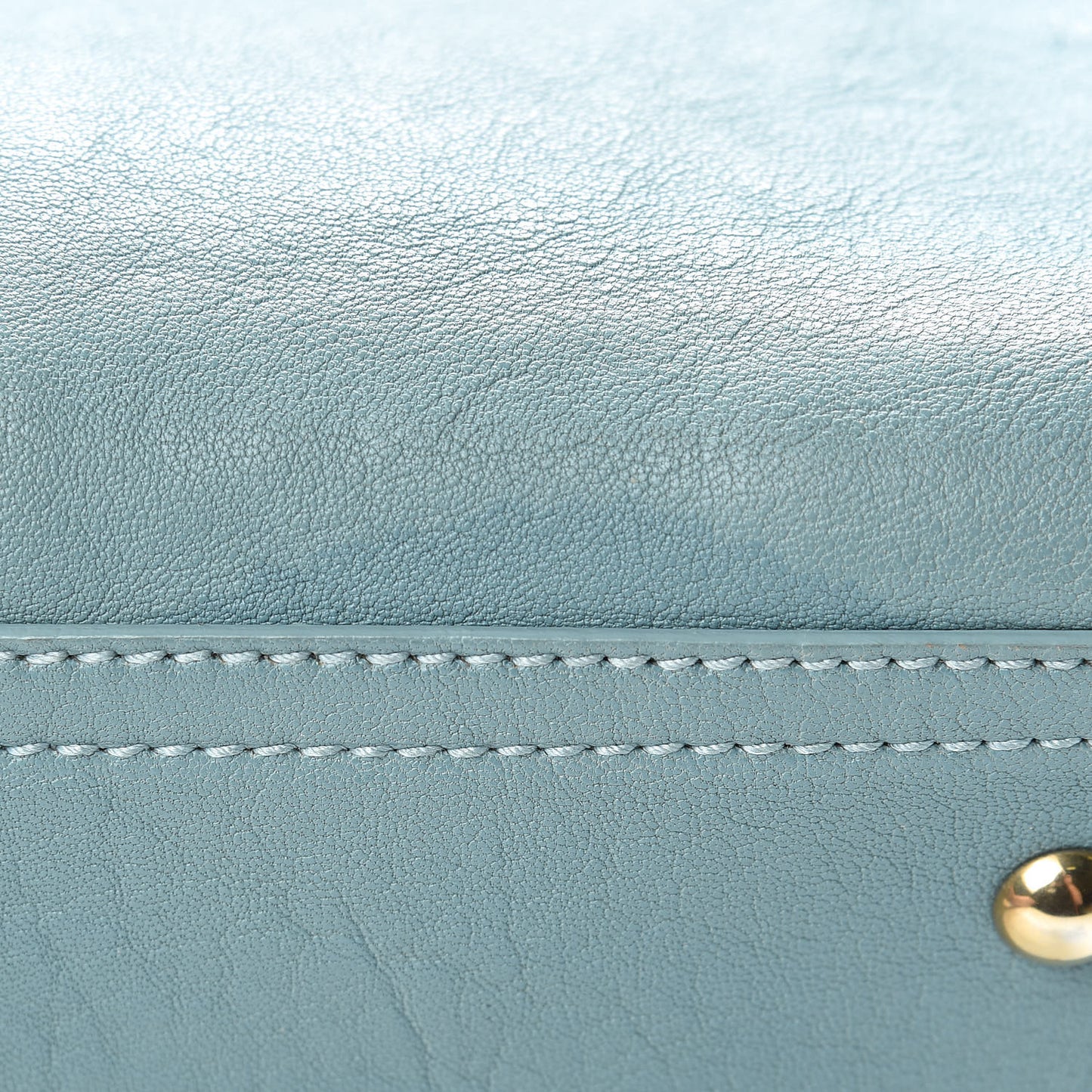 Sheepskin Small Cabas ChYc Blue Glacier