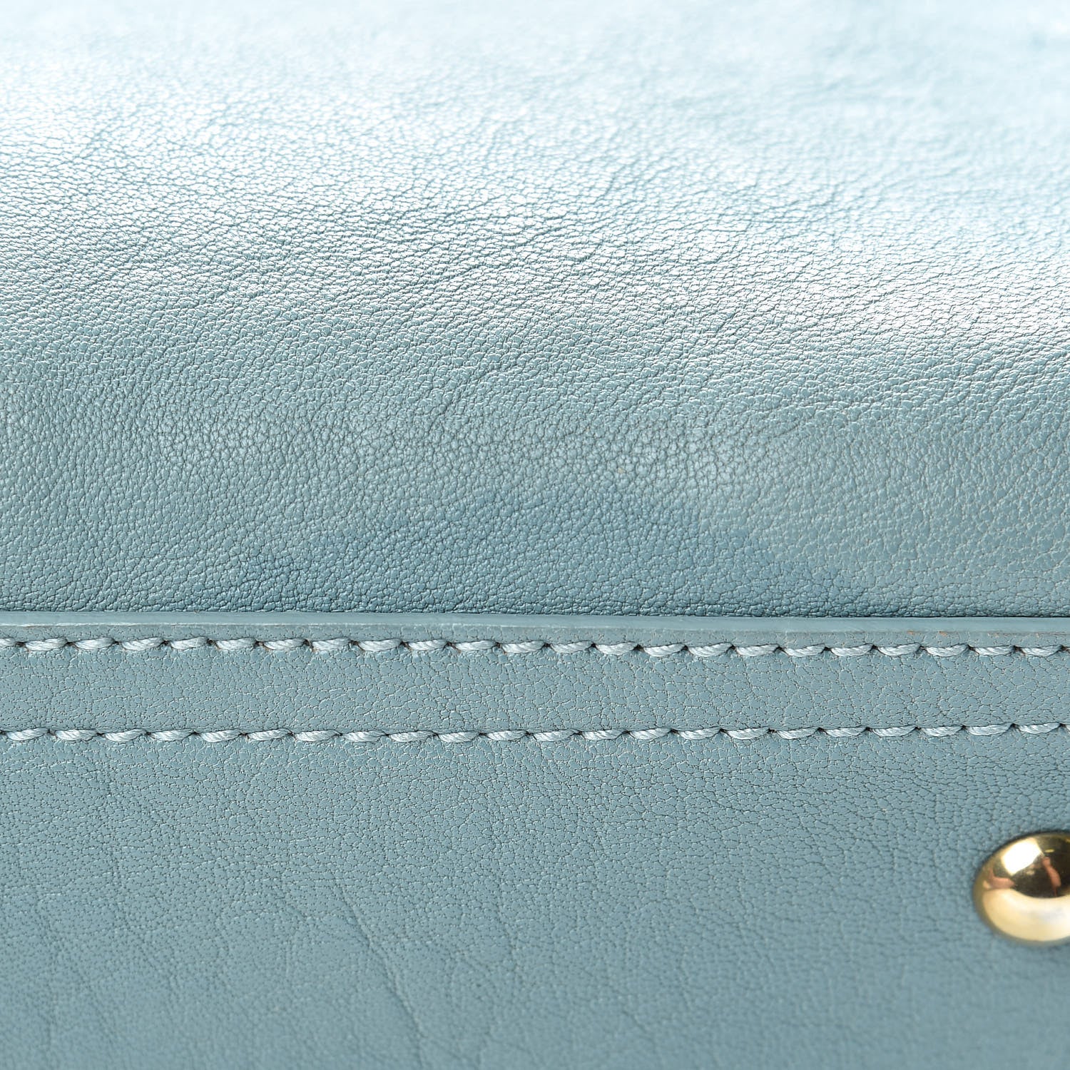 Saint Laurent Sheepskin Small Cabas ChYc Blue Glacier 15 of 22