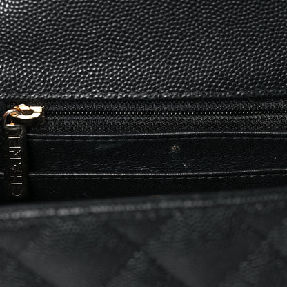Chanel Caviar Quilted Mini Square Flap Black 11 of 13