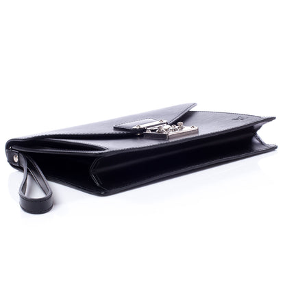 Louis Vuitton Epi Pochette Sellier Dragonne Clutch Black 5 of 10