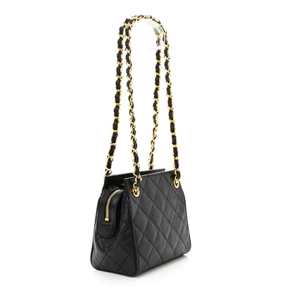 Chanel Caviar Quilted Shoulder Bag Black 3 of 11