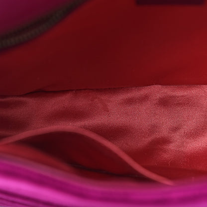Gucci Velvet Matelasse Medium GG Marmont Shoulder Bag Fuchsia Violet Cyclamen 14 of 19