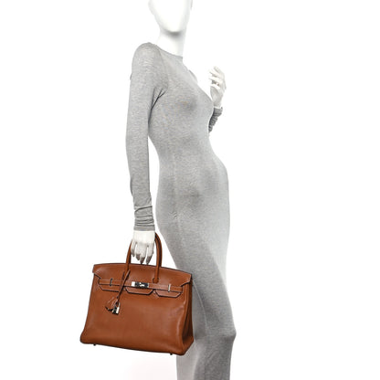 Hermes Barenia Faubourg Birkin 35 Fauve 2 of 18