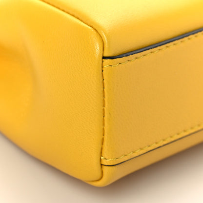 Fendi Shiny Nappa Micro Peekaboo Iconic Satchel Sunflower 8 of 10