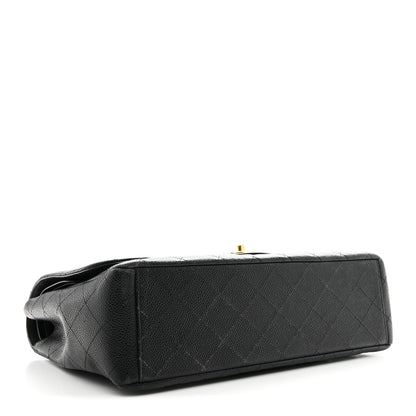 Chanel Caviar Quilted Maxi Double Flap Black 7 of 27