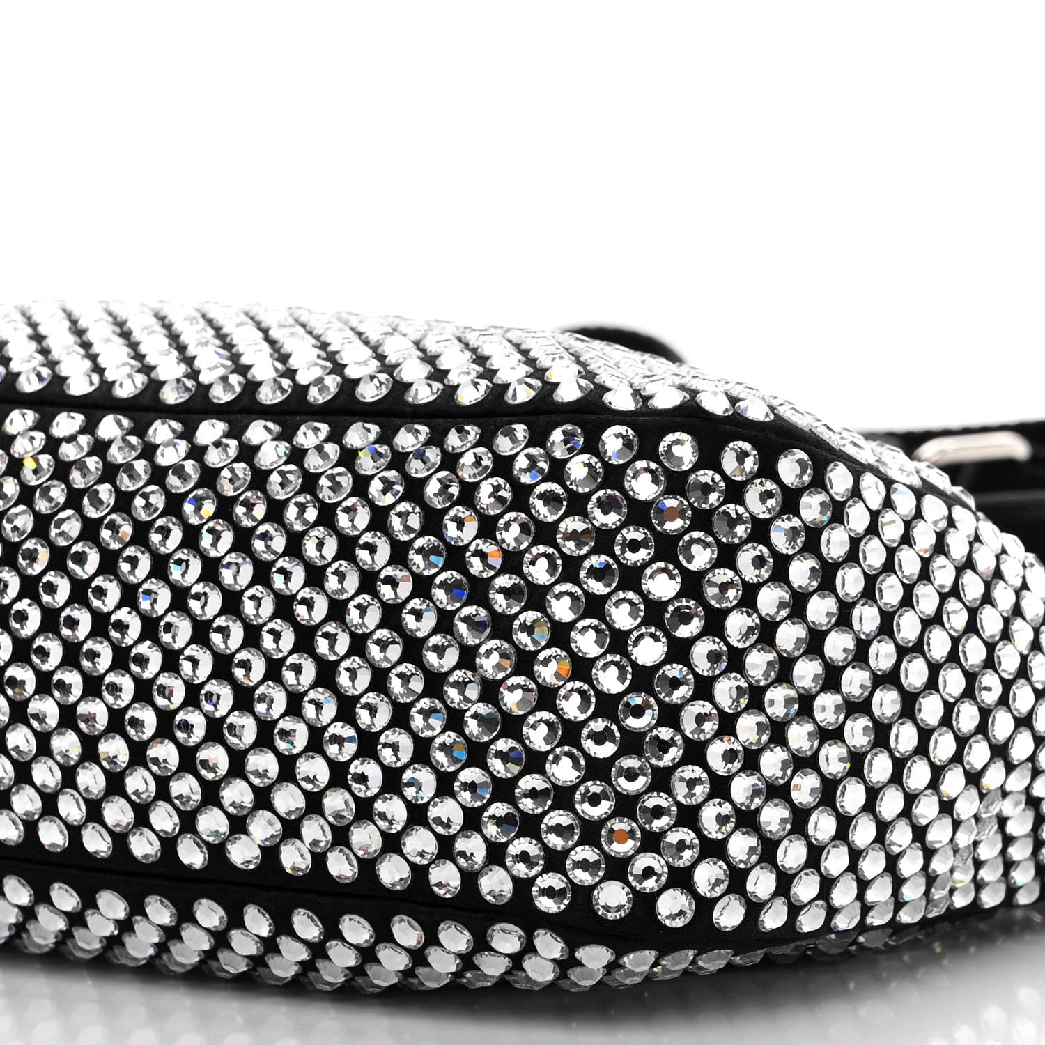 Prada Satin Crystal Re-Edition 2005 Shoulder Bag Cristal 11 of 13