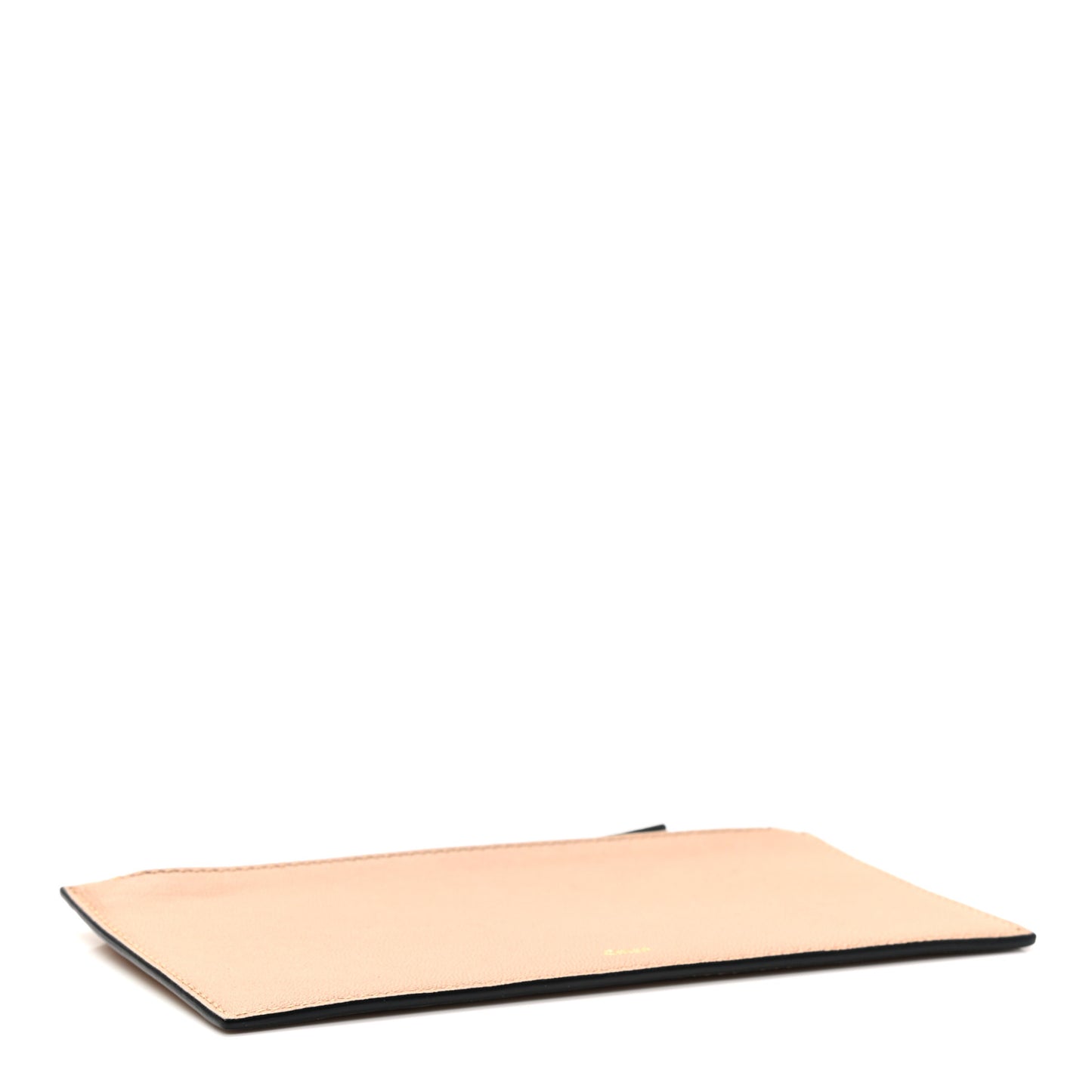 Calfskin Zip Pouch Beige